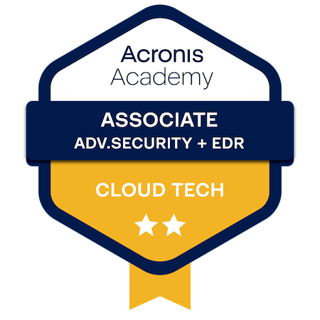 Acronis - Cloud Tech Associate Advanced Security + EDR