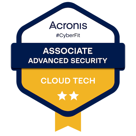 Acronis - Cloud Tech Associate Advanced Security