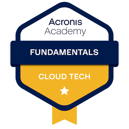 Acronis - Cloud Tech Fundamentals